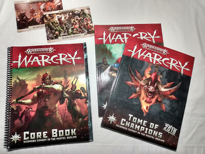 Warhammer Age of Sigmar Warcry Core Rules Monsters Mercenaries 2019 BOOKS ONLY