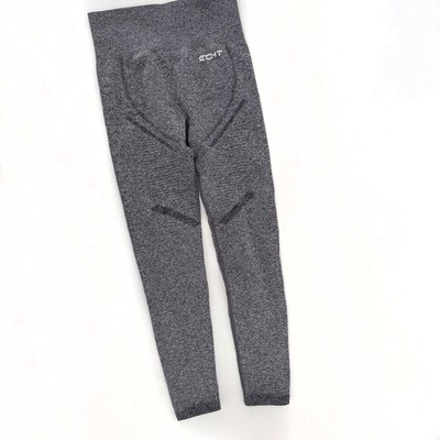 Echt Seamless Leggings High Waist Gym Fitness Workout Pants Gray M