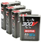 4x MOTUL 300V LE MANS 10W60 Olej silnikowy Ester Core Wyścigi Olej do sportów motorowych 110864