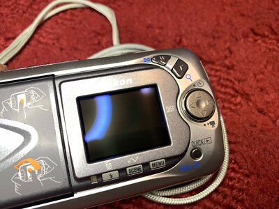 Rare Vintage Nikon CoolPix E3500 Digital Camera 3500 TESTED NEEDS