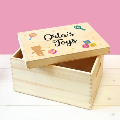 personalised toy box ebay