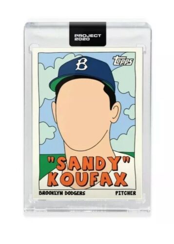 Topps PROJECT 2020 Rookie Card 1955 Sandy Koufax by Fucci PR 6607 #76 Presale - Picture 1 of 3