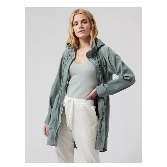 Athleta Drip Drop Jacket size XS X Small Minimalistic Grey 591159