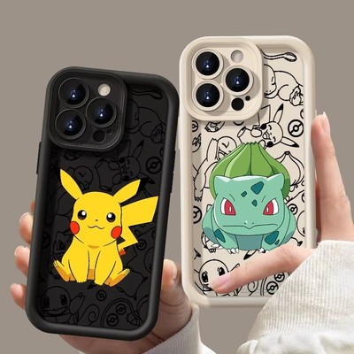 Anime Pokemon Pikachu Phone Case Cover For Apple iPhone 15 14 13 12 11 Pro Max