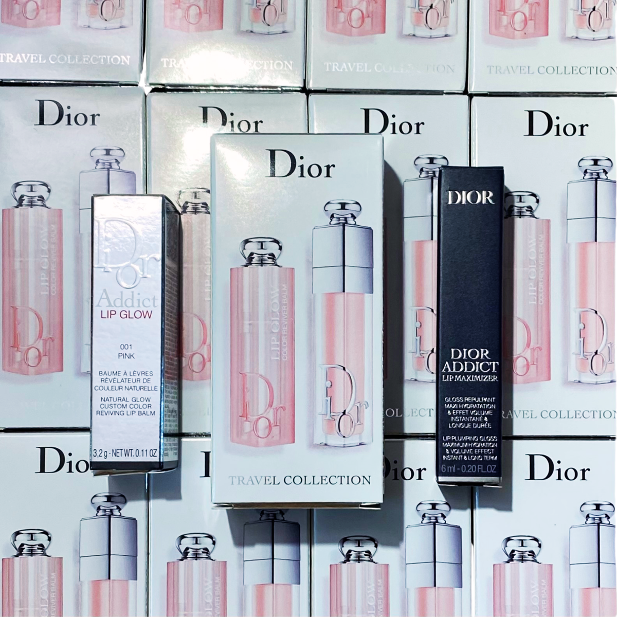 Dior Addict Lip Glow & Maximizer (001 Pink) Plumping gloss & balm