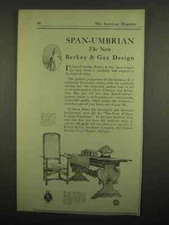 1918 Berkey & Gay Furniture Ad - Span-Umbrian Design