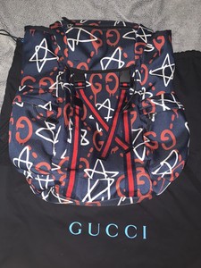 gucci graffiti backpack