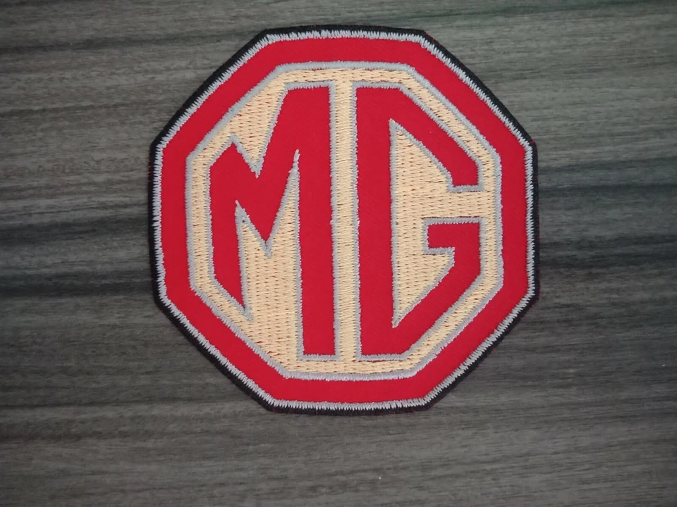 3 pcs Patch logo MG Car Motor Embroidered Iron or Sew on Jacket Shirt Cloth Hat - Image 3 of 4