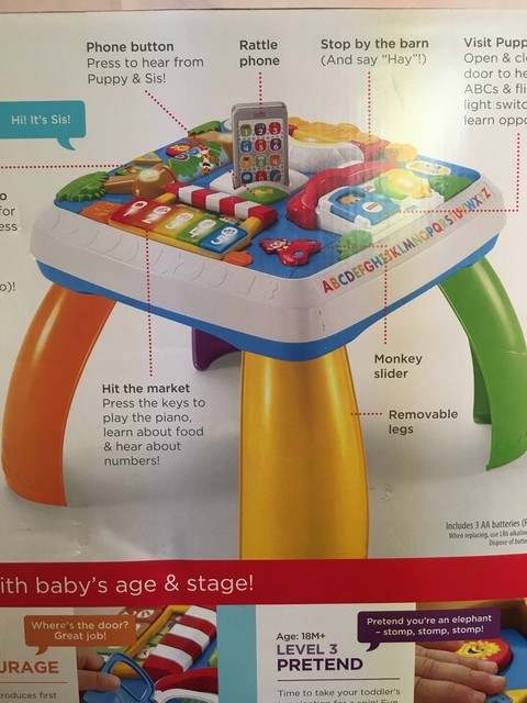 fisher price activity table replacement phone