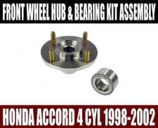 Honda Accord Front Wheel Hub And Bearing Kit Assy 2.3L 4 CYL 1998-2002 