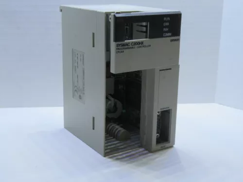 OMRON C200HX-CPU44-E C200HXCPU44E CPU Controller Unit *Missing Front Cover* 