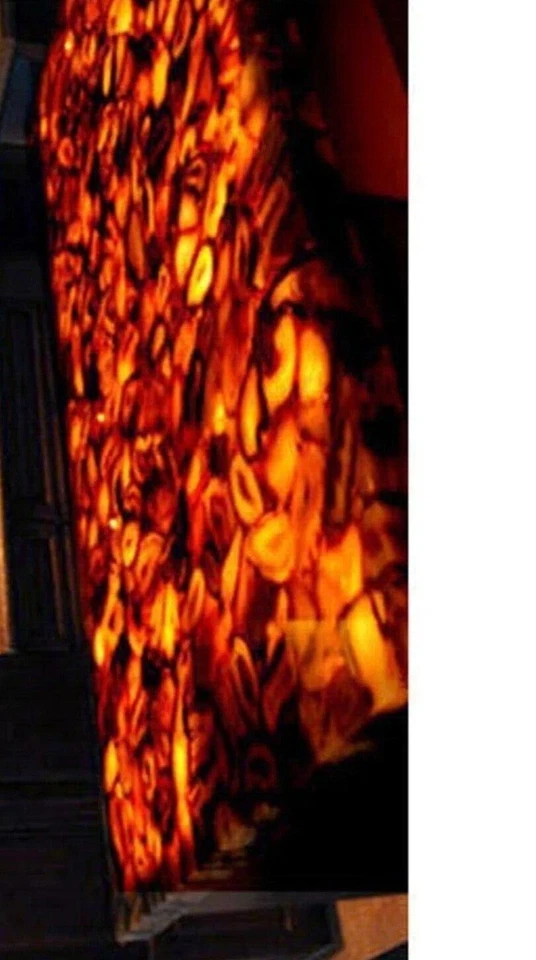 German Onyx Agate Slab Dining Table Slab, Agate Kitchen Countertop Slab Home Dec - Image 3 of 4