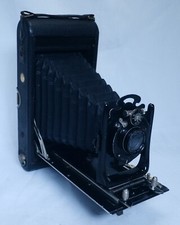 HOUGHTON ENSIGN Antique Folding Bellows Film Camera Anastigmat Lens LONDON