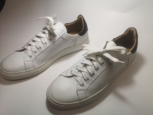 Scarpa Artigianale Sneaker In Pelle Fondo Vera Gomma N42 Prada Gucci Nike Adidas - Foto 1 di 5