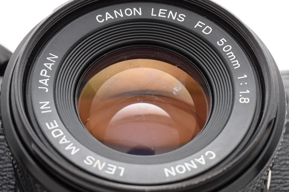 【Near MINT】 Canon AE-1 Black 35mm Film Camera New FD f1.8 50mm Lens From JAPAN - Image 3 of 4