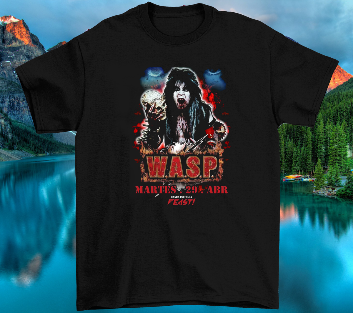WASP Band 2025 tee T SHIRT 1side balck S-5XL | eBay
