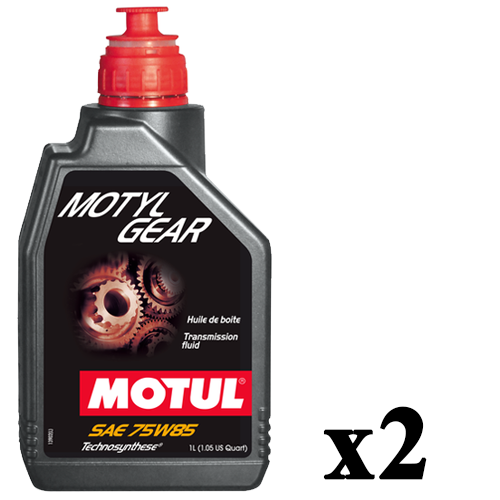 2 L Oil Transmission Gear Differential MOTUL Motylgear 75w85 API Gl4