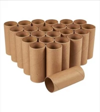 30 Clean Empty Toilet Paper Rolls Cardboard Craft Art Project Tubes STEM