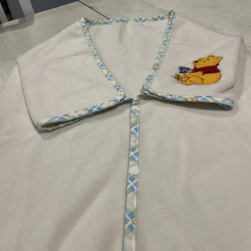 Manta de bebé vintage Winnie The Pooh Snap Wrap Bunting Disney 2002 Foto 2 de 4