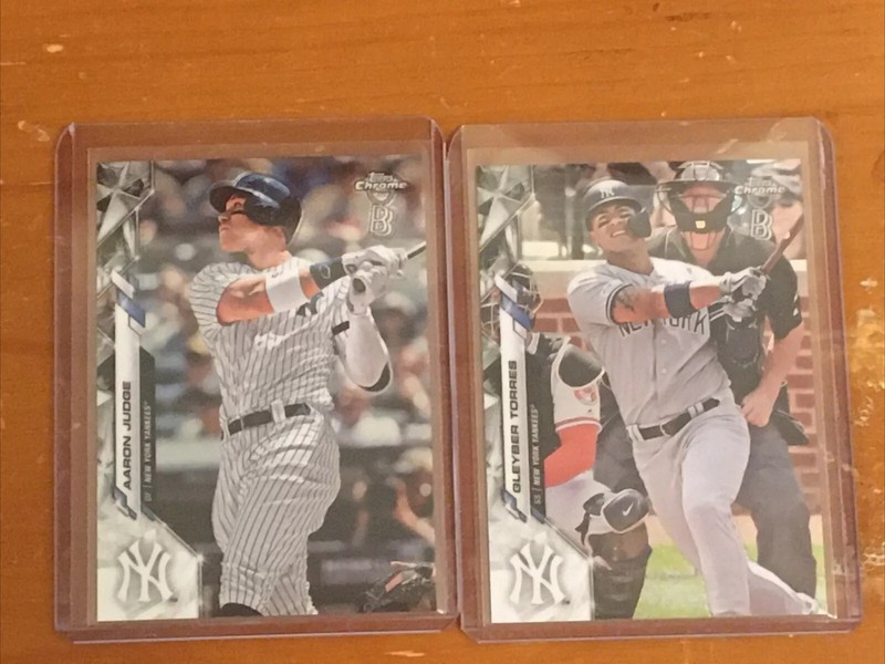 Judge LeMahieu Urshela Torres Tanaka New York Yankees Topps Ben Baller Mass Lot