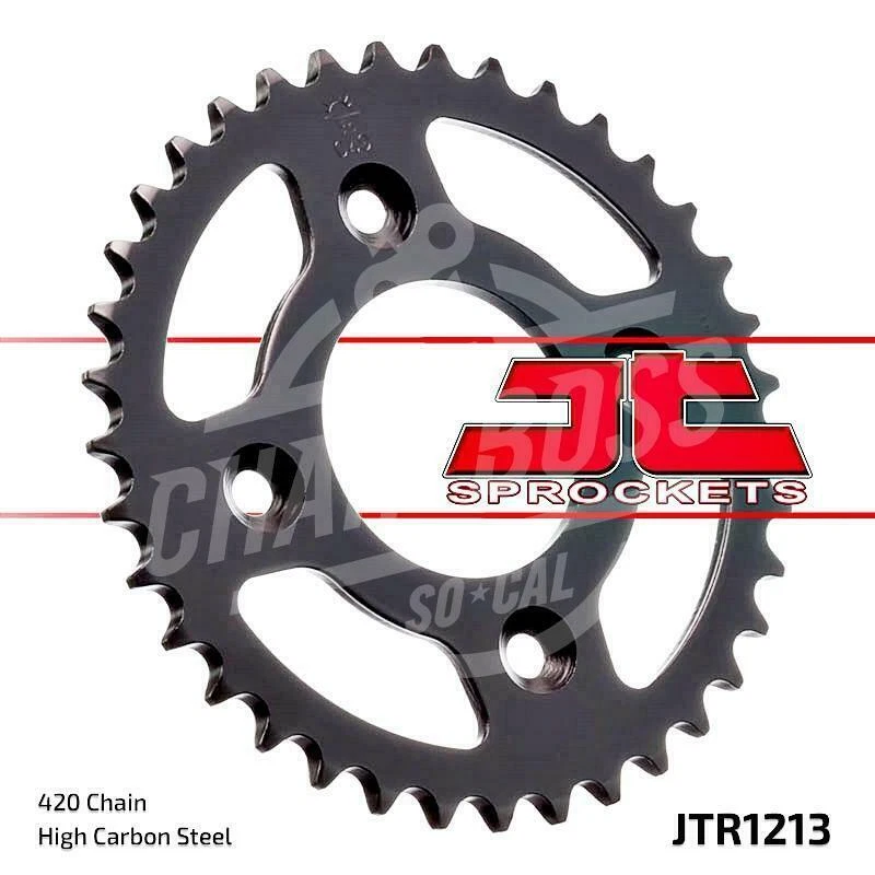 Kit de piñones y cadena de transmisión 420 JT para Honda CRF 50F 2004-2025 Foto 4 de 4