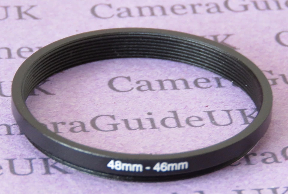 48mm to 46mm Male-Female Stepping Step Down Filter Ring Adapter 48mm-46mm - Image 3 of 4