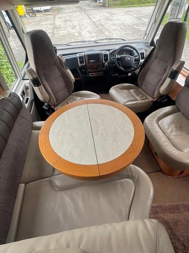 Hymer B 698 2014 Only 22K 1 Owner Rear Island Bed Layout - Picture 8 of 24