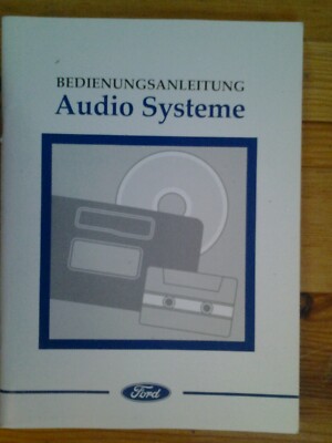 Ford Audio Systeme  bedienungsanleitung  2000