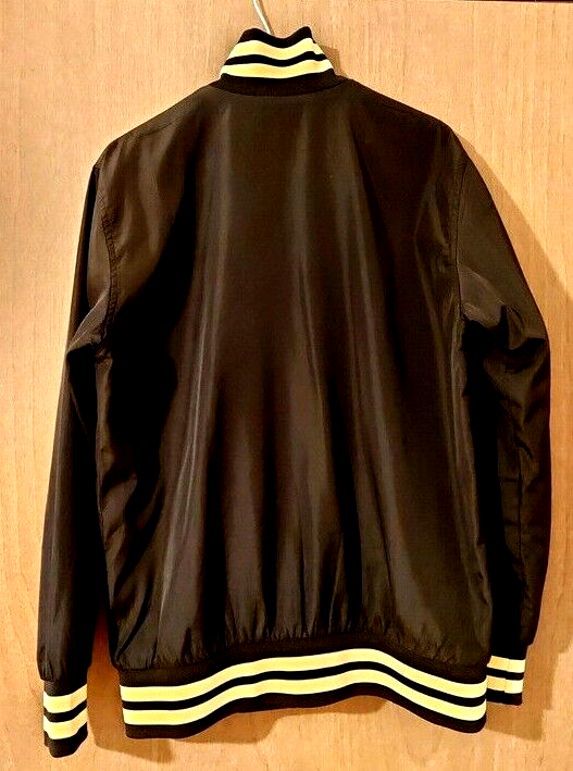 Giacca Vintage POLO RALPH LAUREN Giocatori Polo Doppio Pony Retro Varsity Nera L