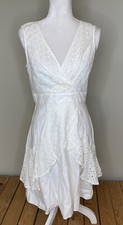 MaxandCleo NWT Women’s Sleeveless Knee Length Suzy Dress Size 4 Eggshell J3