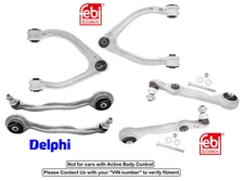 Front Upper Lower Control Arm Lt/Rt 6pc OES for Mercedes S450 S550 S560 S600 2WD