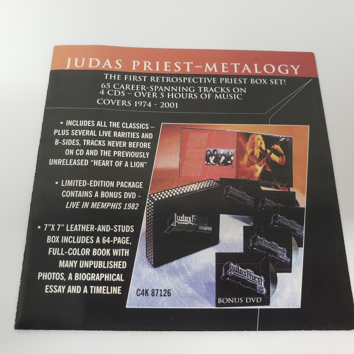 Judas Priest Metalogy 4 CD Box Set | eBay