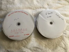 Unbranded - 2" White Hook And Loop Sew On Set |  Both Full 25 Yard Spools