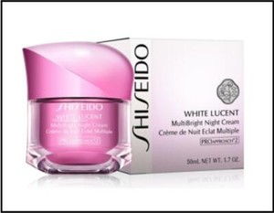 white lucent night cream