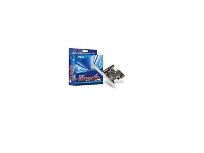 MSI Star-SATA6 2-Port SATA III 6Gb/s PCI Express Card OVP Neuwertig