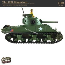   1:32 Scale Diecast Unimax Toys Forces of Valor WWII US Army M4A3 Sherman Tank
