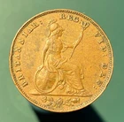 1853 Victoria Farthing — photo from another recent sale