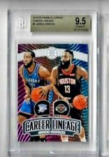 2019-20 Panini Illusions James Harden Career Lineage BGS 9.5