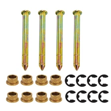 Door Hinge Pins Pin Bushing Kit For Ford F-150 F-250 F-350 Bronco Car Heavy Duty