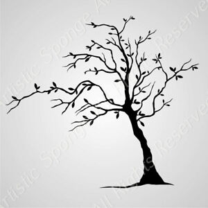 * Nouveau Arbre Branche Réutilisable Pochoir A3 A4 A5 Art Romantique Shabby Chic Flora Tree 88 