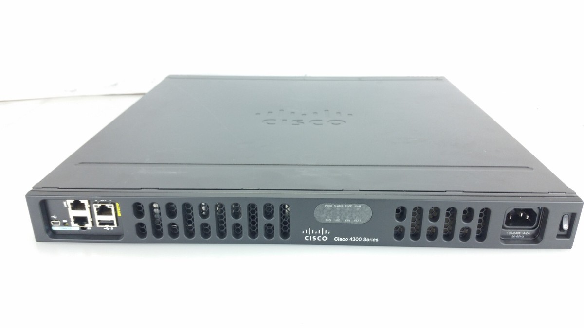 Cisco 4300 Series ルーター model:ISR4331中古 CISCO 4300 SERIES. ISR4331 ISR4331/K9 V05 4331 Integrated