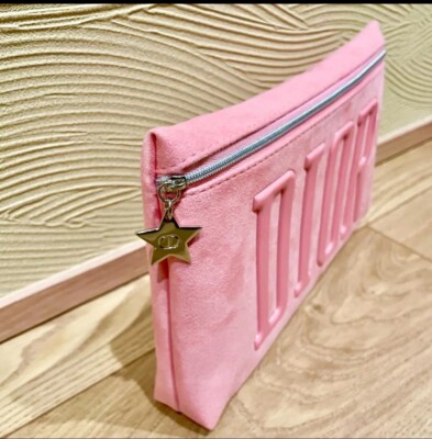 Christian Dior pink pouch star Charm Novelty Makeup Bag gift 17cm