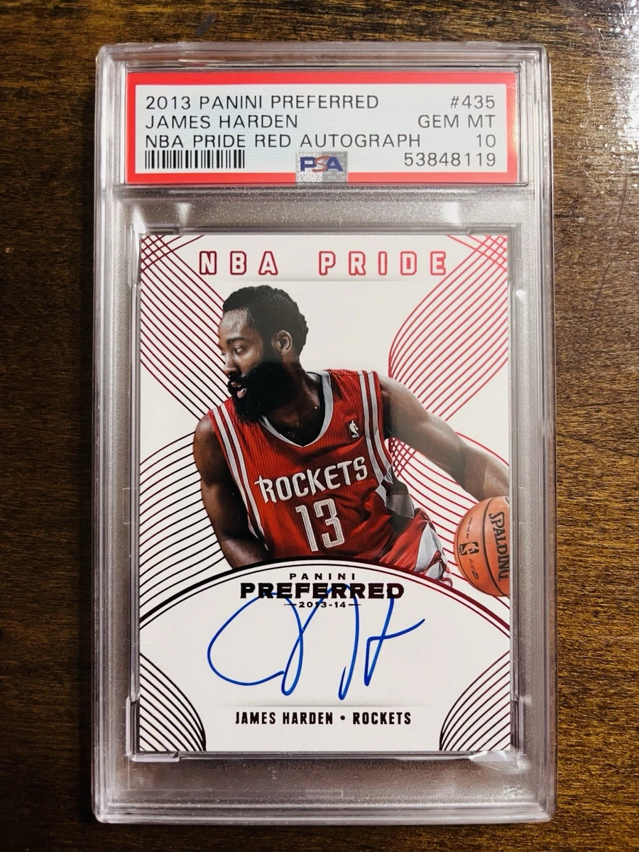 James Harden Houston Rockets Basketball Autographed Sports Trading