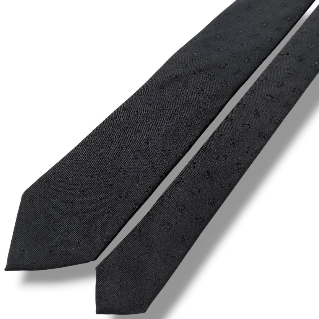 Burberry Black Label Solid Shadow Monogram Tie Fi… - image 3