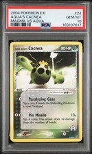 2004 POKEMON EX TEAM MAGMA VS TEAM AQUA #24 TEAM AQUA'S CACNEA PSA 10 on eBay