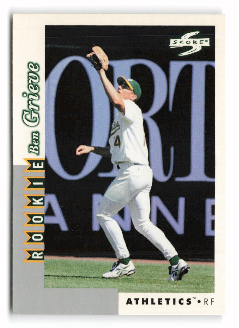 1998 Score Rookie & Traded Ben Grieve #RT242 Oakland Athletics