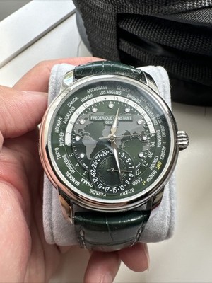 frederique constant world timer green