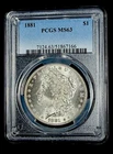 1881 PCGS MS63 Morgan Silver Dollar $1  Blast White Great Eye Appeal