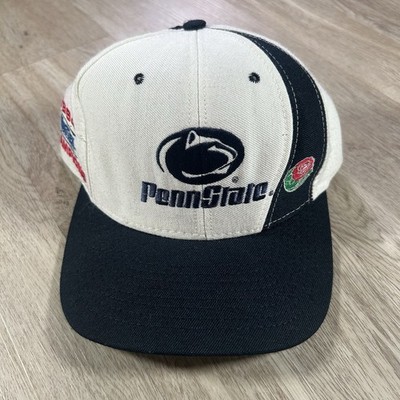 VTG 1994 Penn State Nittany Lions Snapback Hat Nutmeg White Blue Wool Cap USA