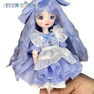 SISON DUMPSTER 28cm BJD doll beautiful girls dolls + blue eyes + soft wig